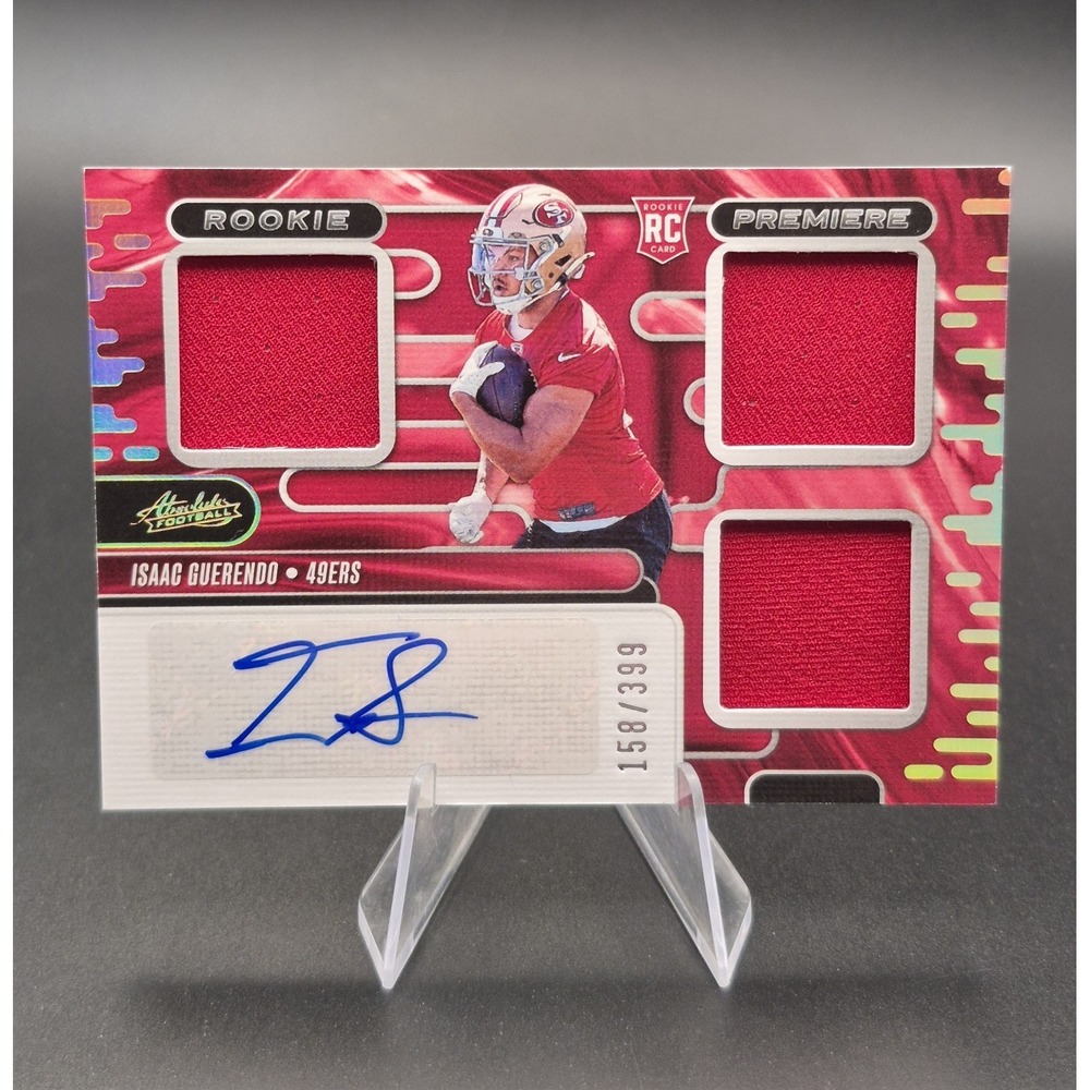 2024 Panini Absolute Isaac Guerendo #RPM-IGO Premiere Triple Patch Auto /399